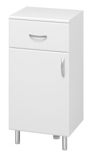 Напольная тумба Misty Люси левая 40см белый